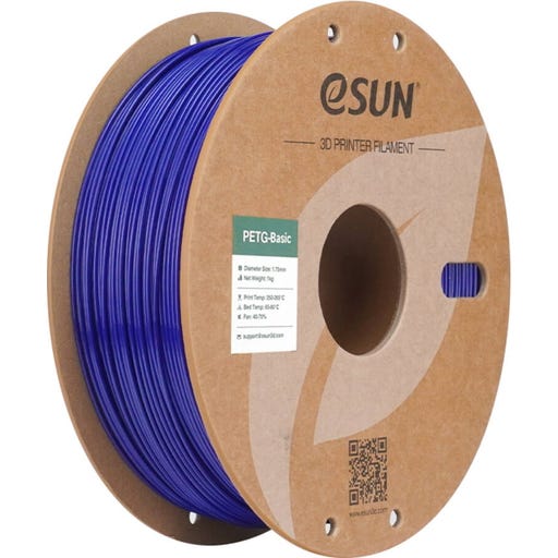 eSUN PETG Basic 3D Printer Filament 1.75mm 1kg Spool - Blue