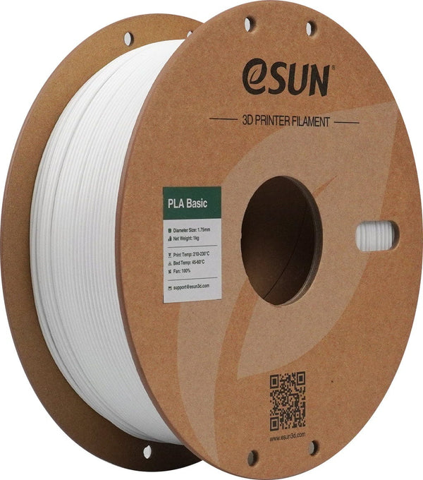 eSUN PLA Basic 3D Printer Filament 1.75mm 1kg Spool - White