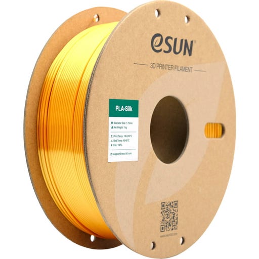 eSUN PLA Silk 3D Printer Filament 1.75mm 1kg Spool - Gold